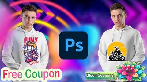 100% Free Coupon T-Shirt Design for Beginner to Advanced with Adobe Photoshop
