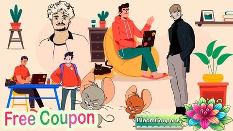 100% Free Coupon Ultimate Character Design Course with Adobe Illustrator